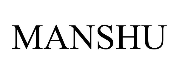 Trademark Logo MANSHU