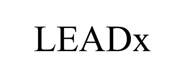 Trademark Logo LEADX