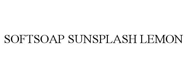 Trademark Logo SOFTSOAP SUNSPLASH LEMON
