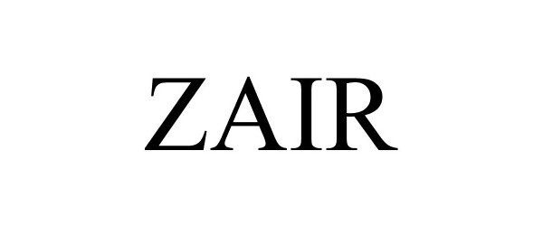 Trademark Logo ZAIR