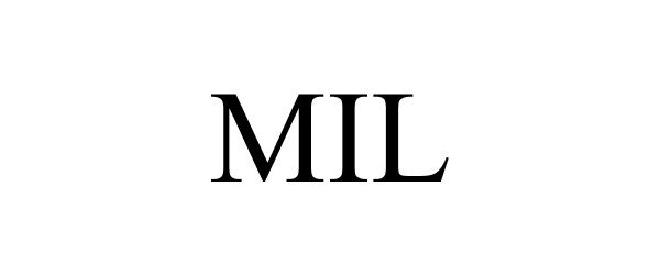 Trademark Logo MIL