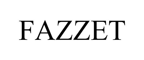 Trademark Logo FAZZET