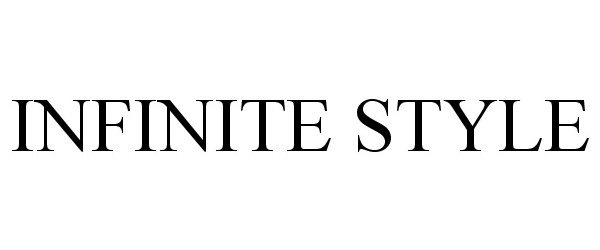 Trademark Logo INFINITE STYLE