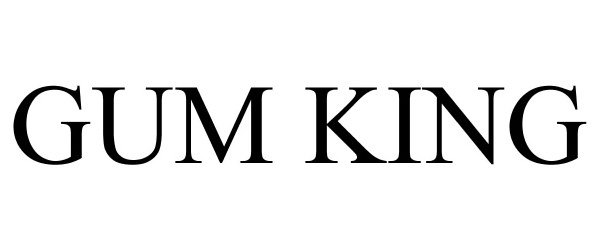 Trademark Logo GUM KING