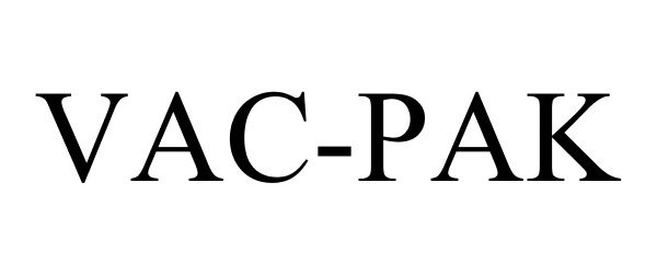 Trademark Logo VAC-PAK