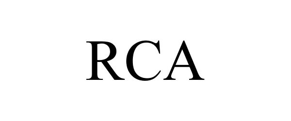 Trademark Logo RCA