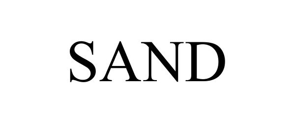 Trademark Logo SAND