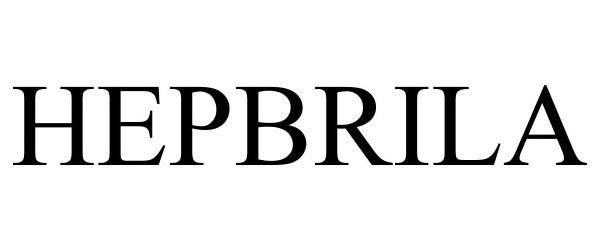 Trademark Logo HEPBRILA