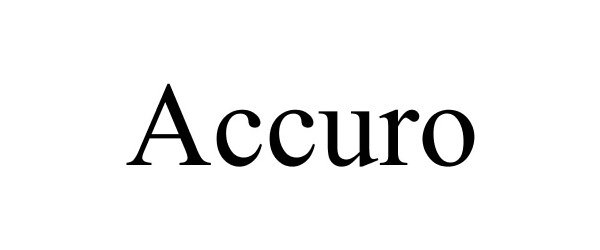Trademark Logo ACCURO