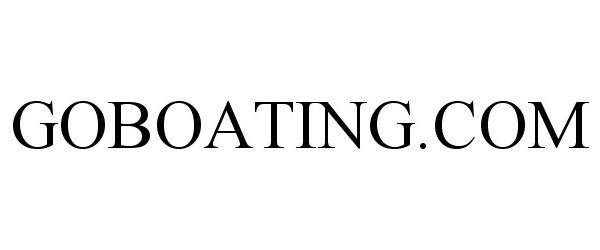 Trademark Logo GOBOATING.COM