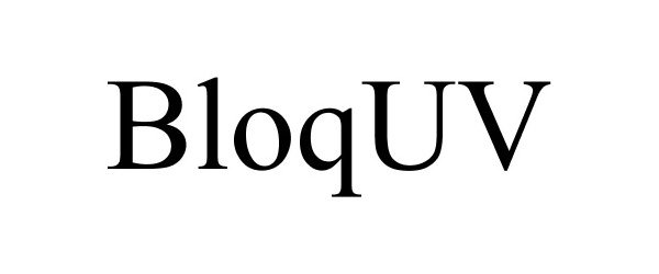 Trademark Logo BLOQUV