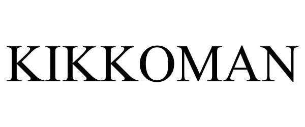 Trademark Logo KIKKOMAN