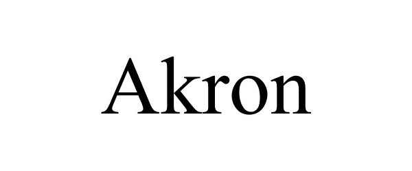 Trademark Logo AKRON
