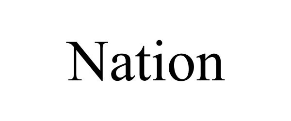 Trademark Logo NATION