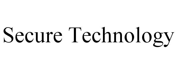 Trademark Logo SECURE TECHNOLOGY
