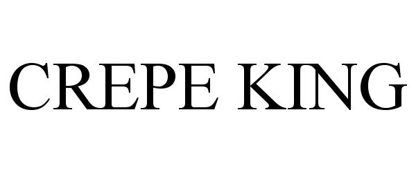  CREPE KING
