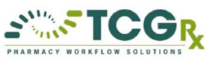 Trademark Logo TCGRX PHARMACY WORKFLOW SOLUTIONS