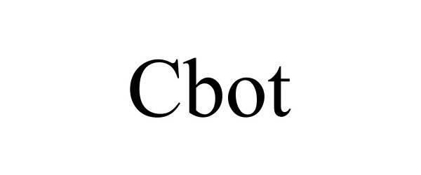Trademark Logo CBOT