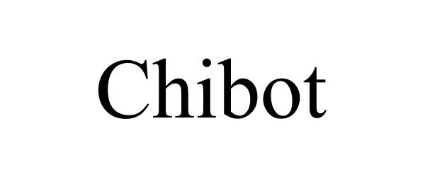 Trademark Logo CHIBOT