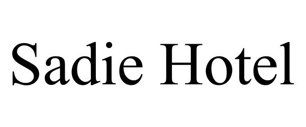  SADIE HOTEL