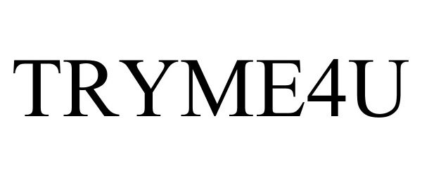 Trademark Logo TRYME4U