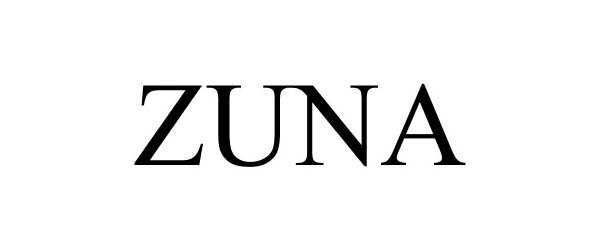 Trademark Logo ZUNA