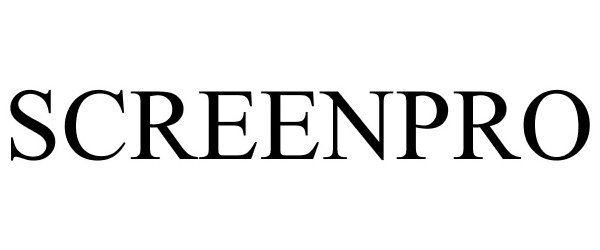 Trademark Logo SCREENPRO