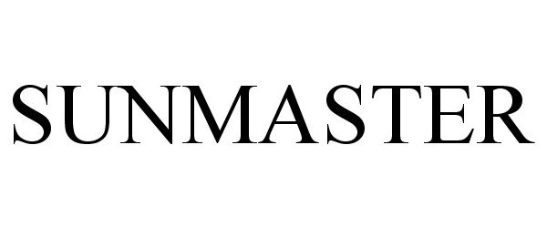 Trademark Logo SUNMASTER