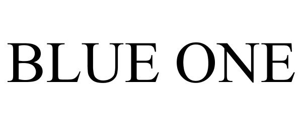 Trademark Logo BLUE ONE