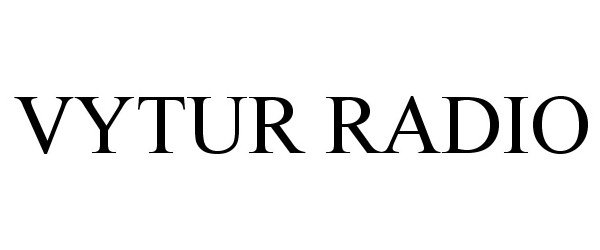 Trademark Logo VYTUR RADIO