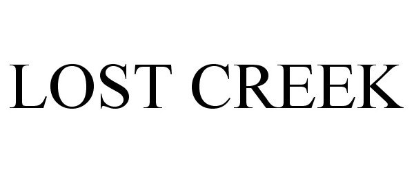 Trademark Logo LOST CREEK