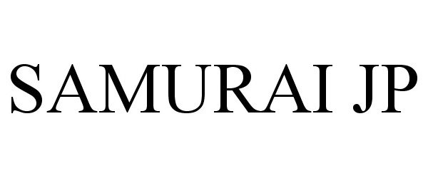 Trademark Logo SAMURAI JP