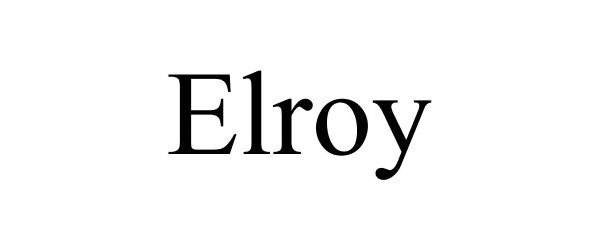 Trademark Logo ELROY