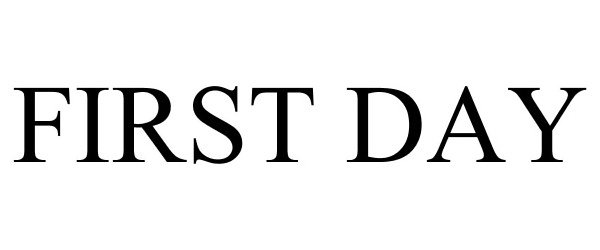 Trademark Logo FIRST DAY