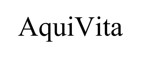 Trademark Logo AQUIVITA