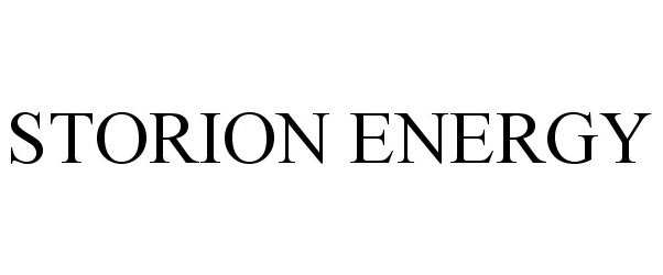 Trademark Logo STORION ENERGY