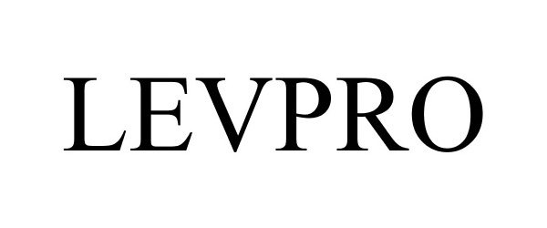 Trademark Logo LEVPRO