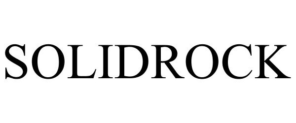Trademark Logo SOLIDROCK