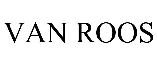 Trademark Logo VAN ROOS