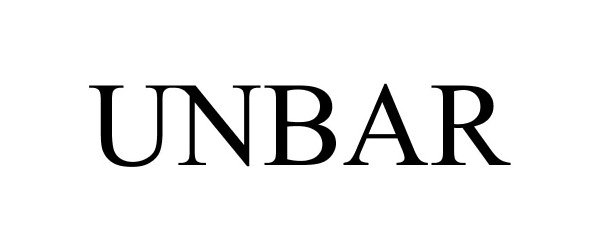 Trademark Logo UNBAR