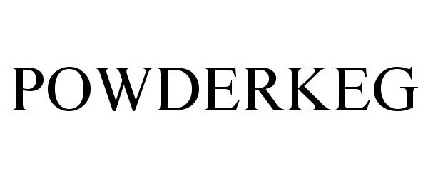 Trademark Logo POWDERKEG