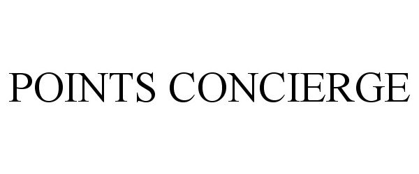 Trademark Logo POINTS CONCIERGE