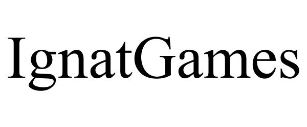Trademark Logo IGNATGAMES