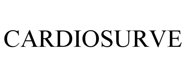 Trademark Logo CARDIOSURVE