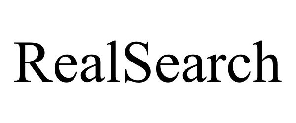Trademark Logo REALSEARCH
