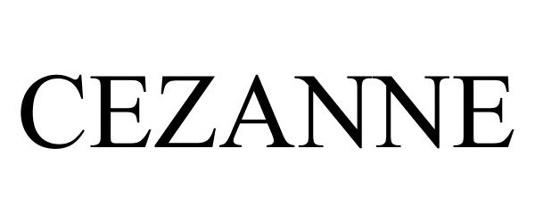 Trademark Logo CEZANNE