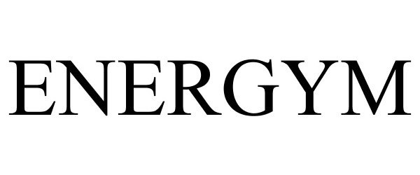 Trademark Logo ENERGYM