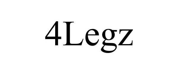 Trademark Logo 4LEGZ