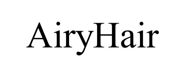 Trademark Logo AIRYHAIR