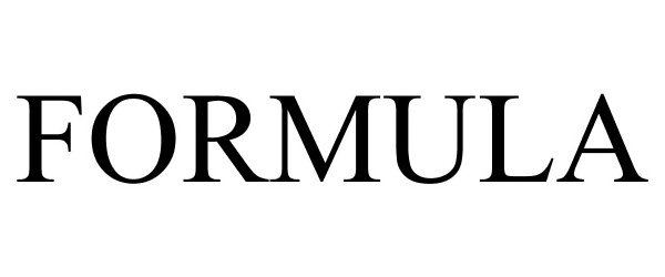 Trademark Logo FORMULA